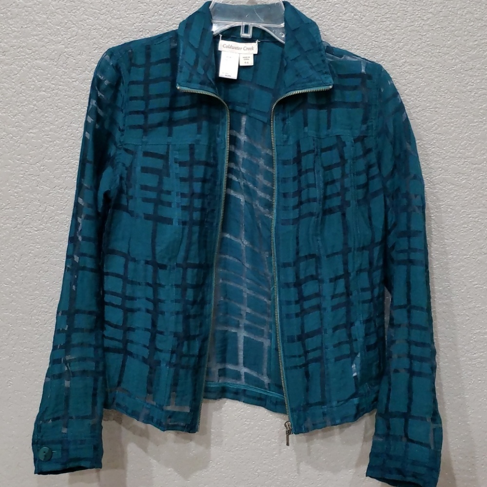 💥3/25 Dark green Jacket checkered size 4-6